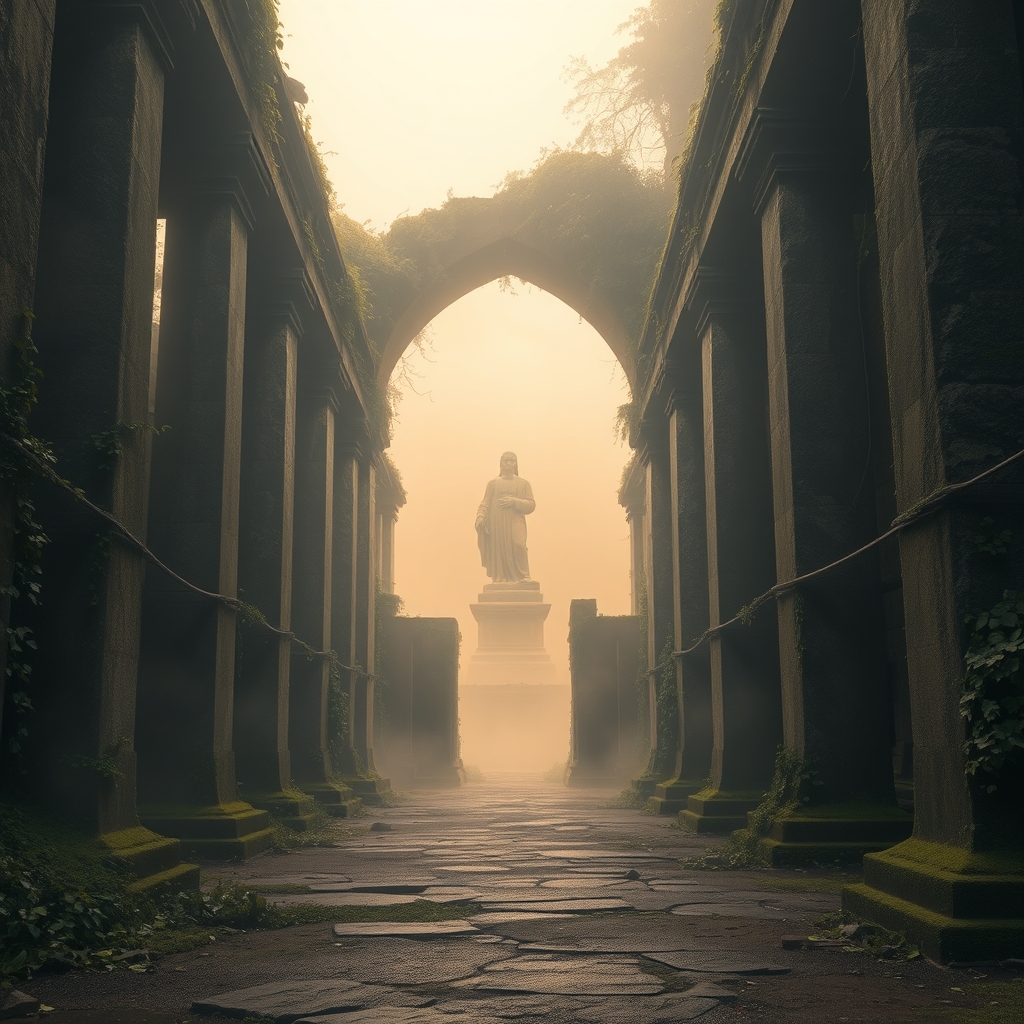 ruins in jungle