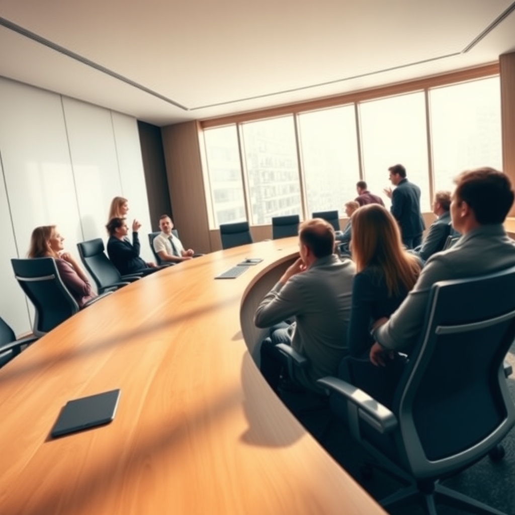 People in conference room