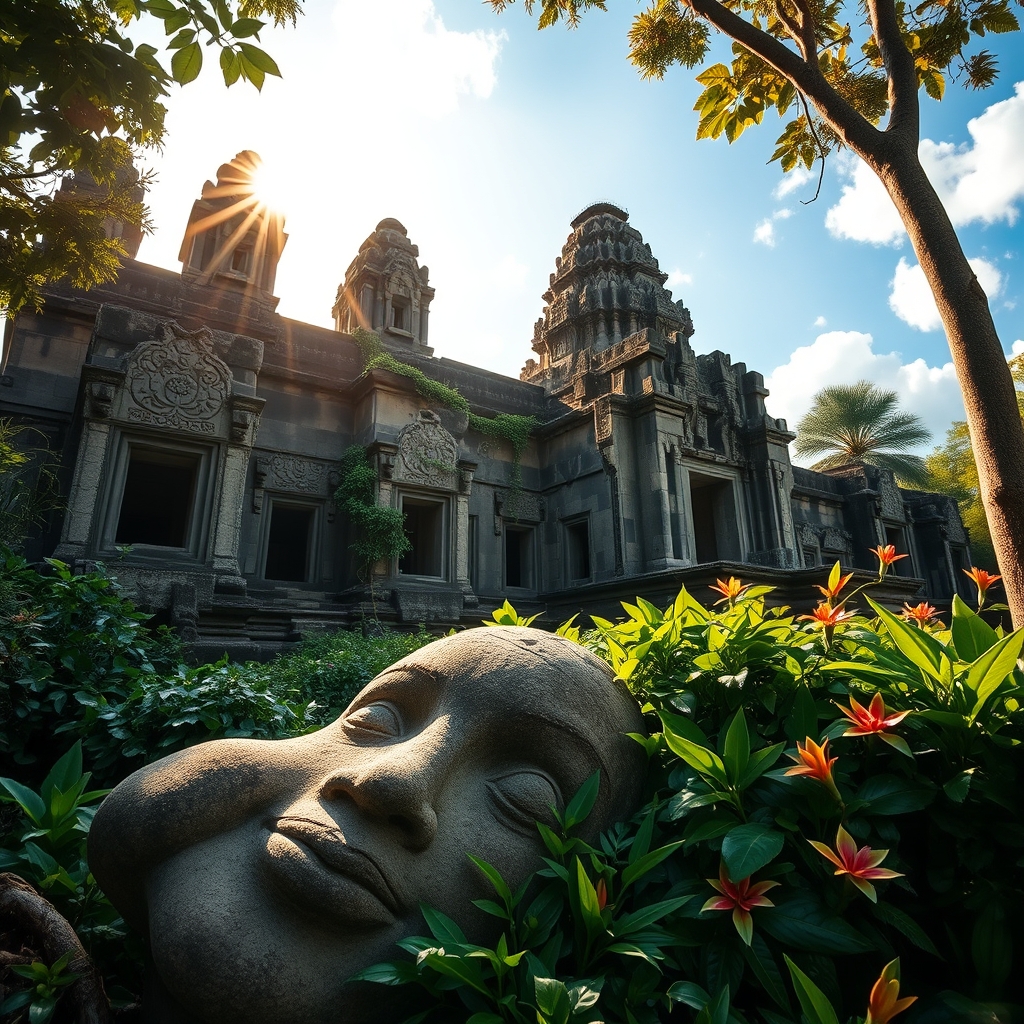 ancient temple ruins