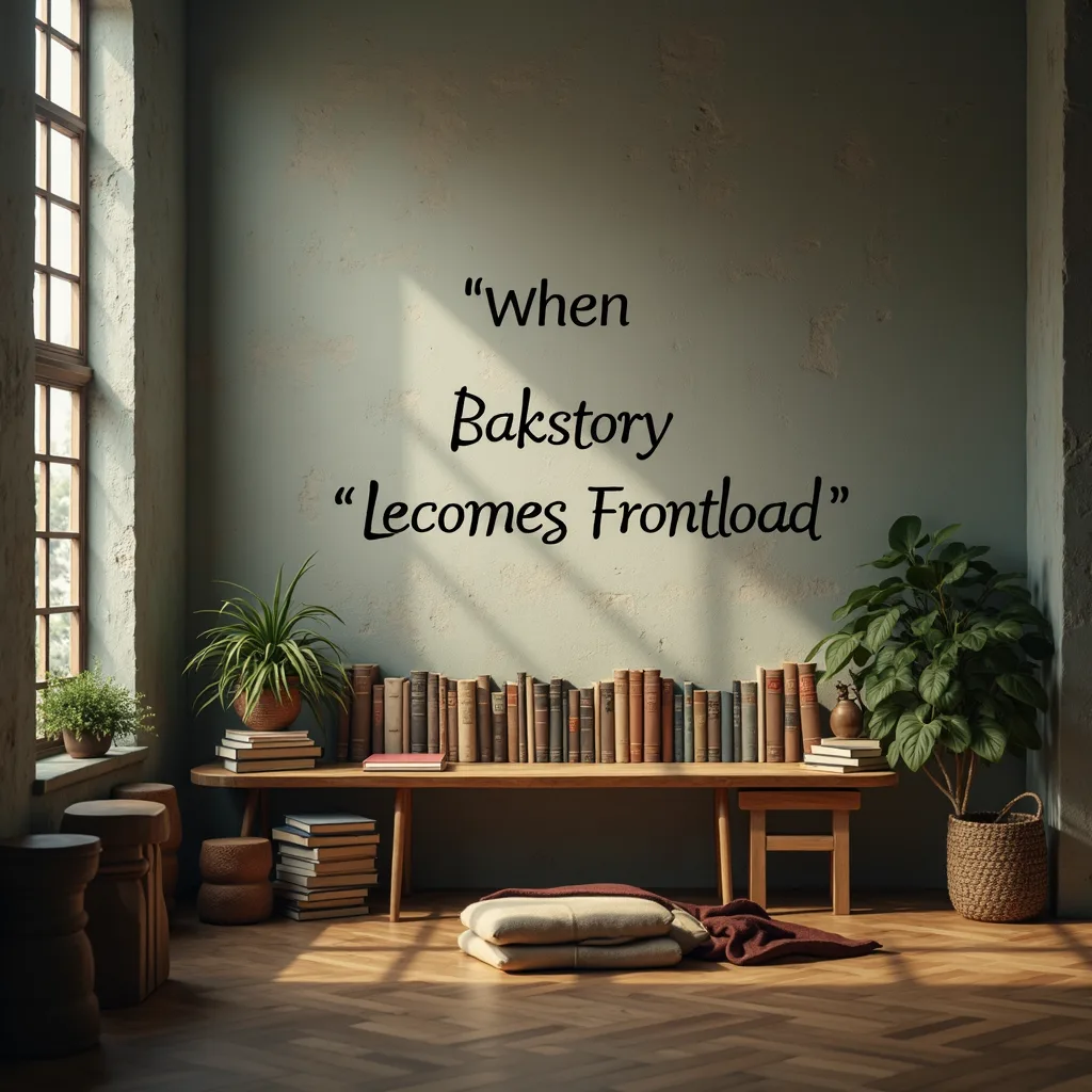 When Backstory Becomes Frontload — Writing article by Steve Ysreal Monas