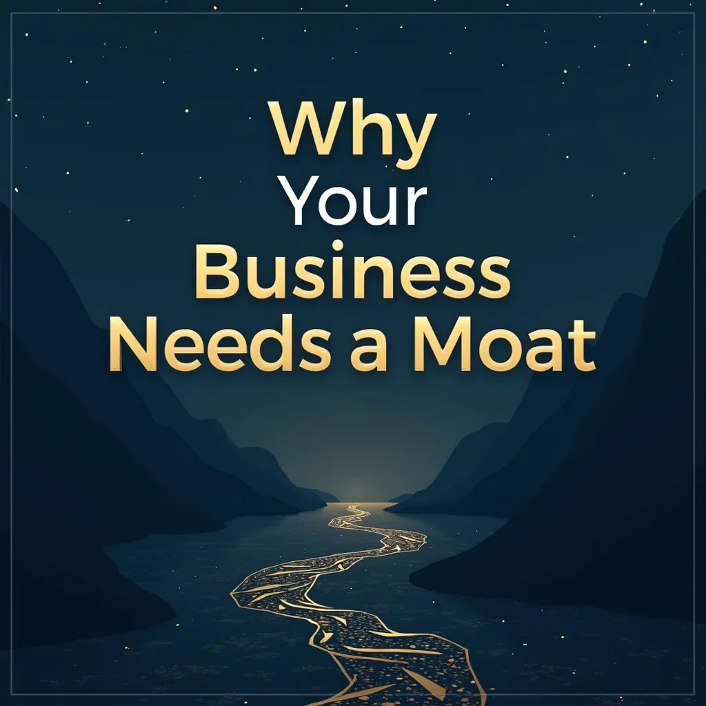 Why Your Business Needs a Moat (And How to Build One Without Money) — Business article by Steve Ysreal Monas